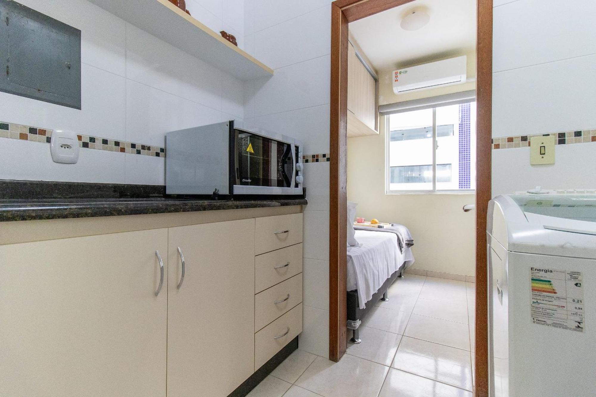 Vnz42b - Climatizado, Quadra Mar, Garagem, Wi-fi Apartamento