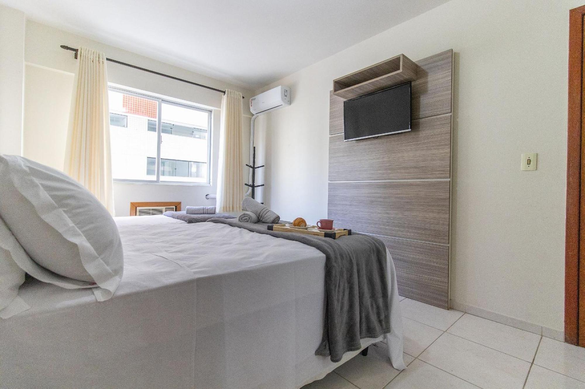 Apartamento Vnz42b - Climatizado, Quadra Mar, Garagem, Wi-fi